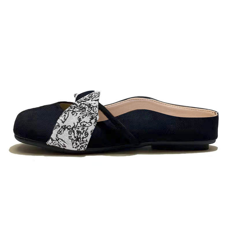 XIAOHONGREN Rubber Sole Slip Resistant Abrasion Resistant Slip Resistant Abrasion Resistant Closed Toe Slippers Women's