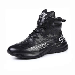 Devanro Top Grain Cow Leather Height Increasing Abrasion Resistant Breathable Slip Resistant