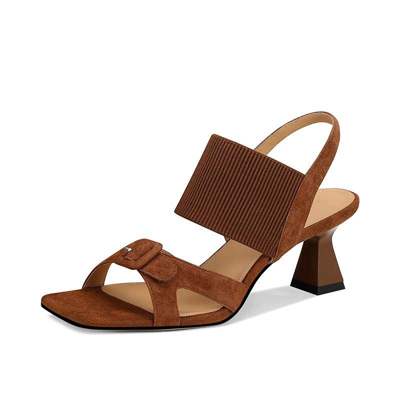 JESSICA SOPHIA Flared Heel High Heels 6cm Women's