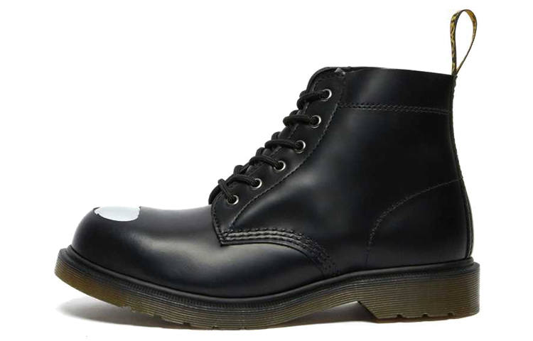 Dr.Martens Dr. Martens Dr.Martens 101 Exposed Steel Toe Leather Ankle Boots 'Black'