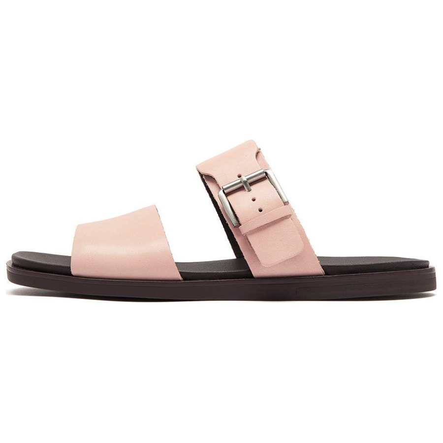Clarks Rubber Sole Quiet Slip Resistant Quiet Slip Resistant Slide Slippers Women's Pink