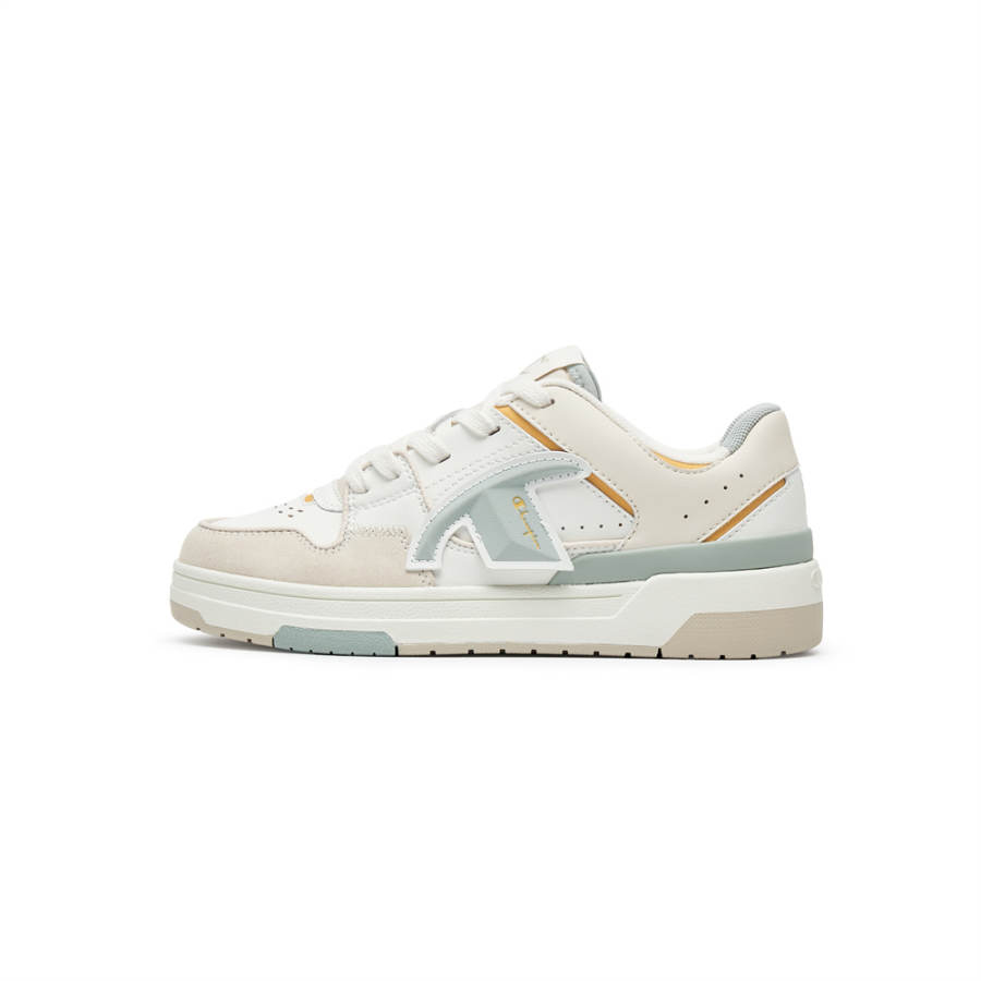 Champion Preppy Skate Low top Skateboard Shoes Women's Milk White/Light Bone