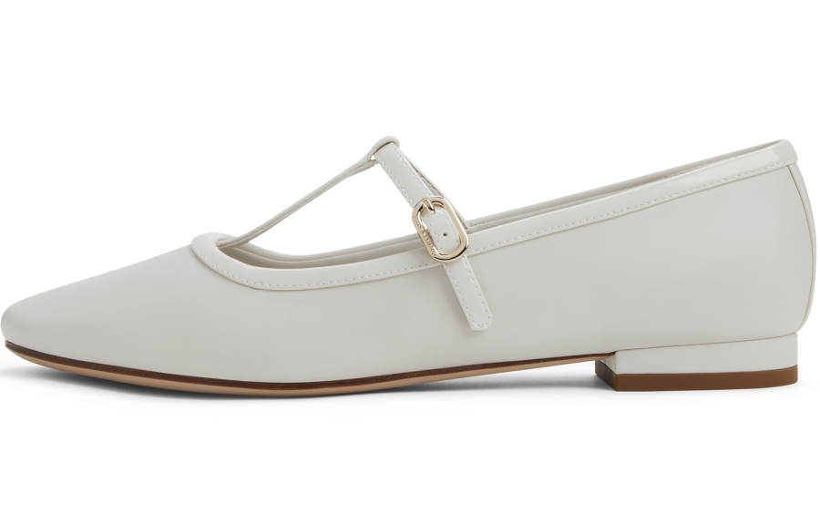 CHARLES&KEITH Small Ck Pu Women's Casual Shoes 1CM Women's