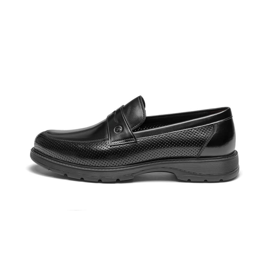 J.BENATO Dress Shoes Men's Low Top Black/Brown