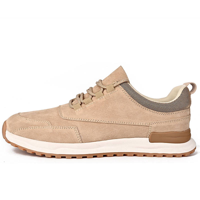 WENNAI Men's Casual Shoes Men's Low Top Brown