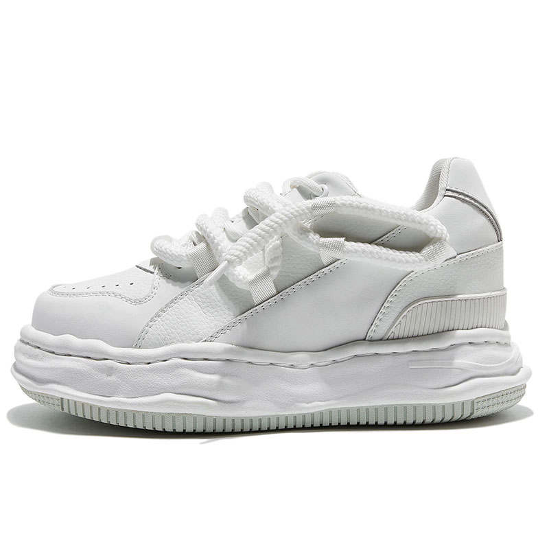 DVO Abrasion Resistant Slip Resistant Low top Stylish Skateboarding Shoes Unisex White