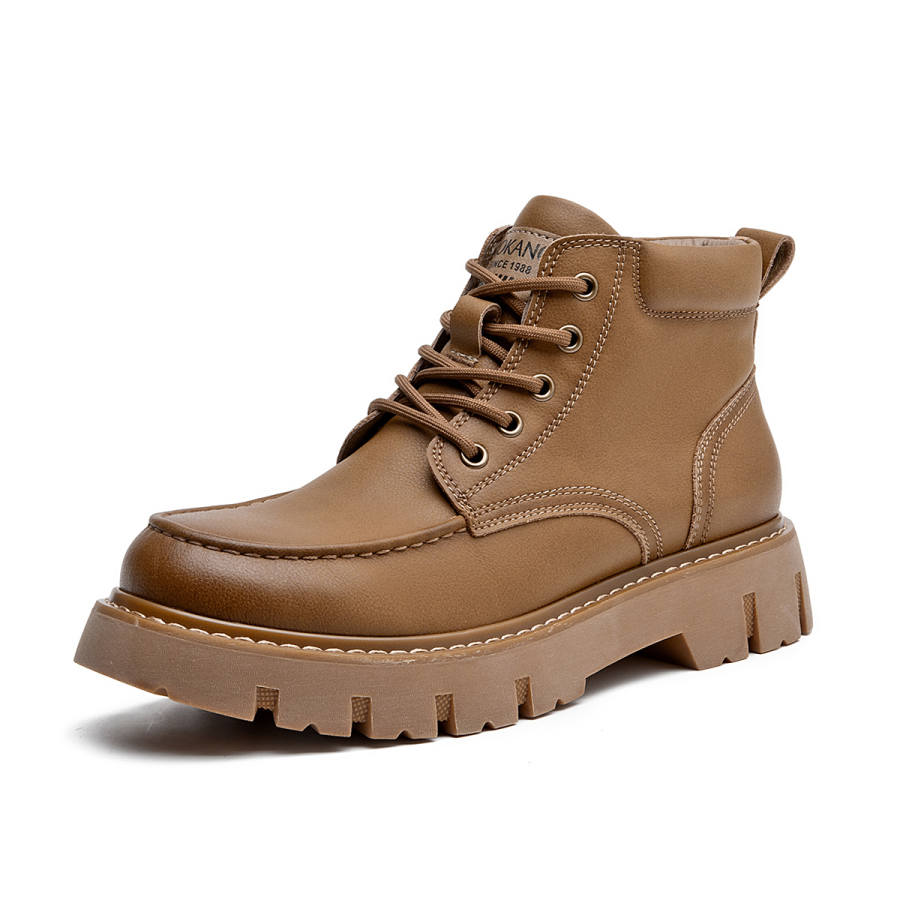 AOKANG AOKANG Combat Boots Men's Brown