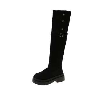 CHERRY&KALIKA Microfiber Leather Over the knee Boots 6CM Women's