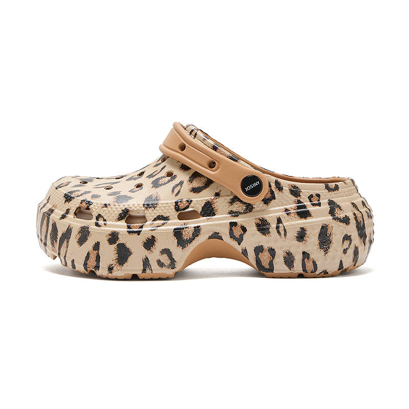 JOSINY JOSINY Clogs Women's Leopard Print