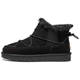 ACEMICKY Cow Suede Thermal Coverage Thermal Fleece Lined Fashion Snow Boots Men's