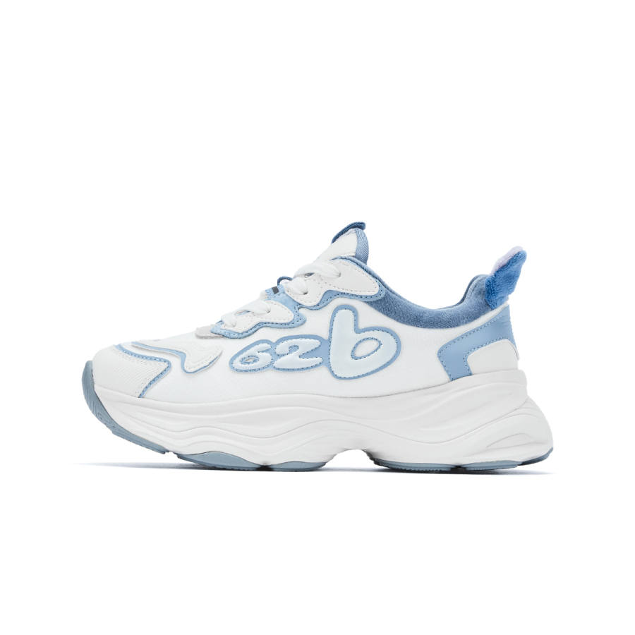 Hotwind Disney Abrasion Resistant Abrasion Resistant Low top Chunky Sneakers Women's Beige Blue