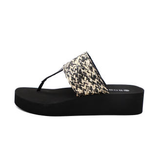 BOREE EVA Slip Resistant Slip Resistant Flip Flops Women's Black
