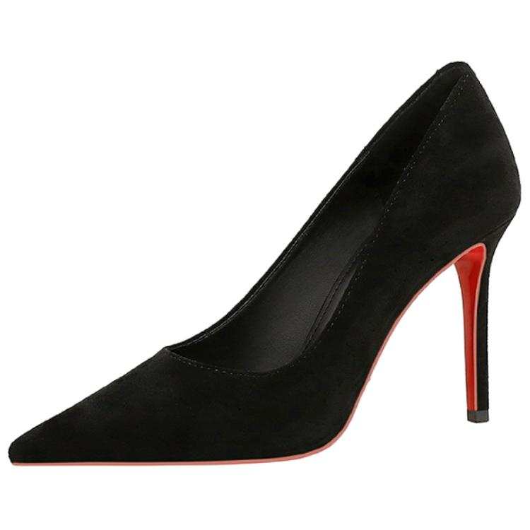 BIGTREE BIGTREE Suede High Heels Women's