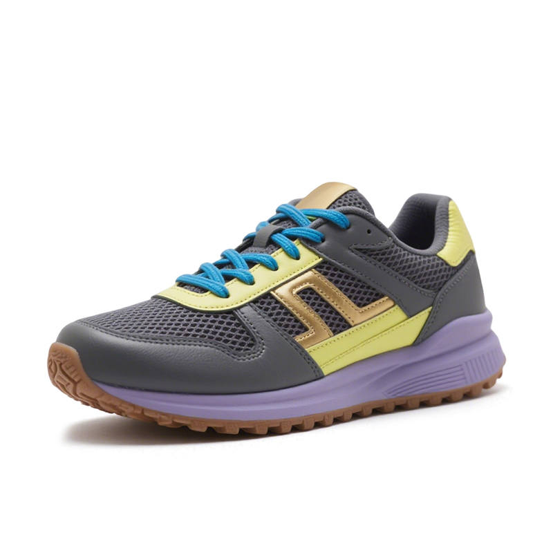 CAZXXO Low top Casual Shoes Men's Gray Yellow