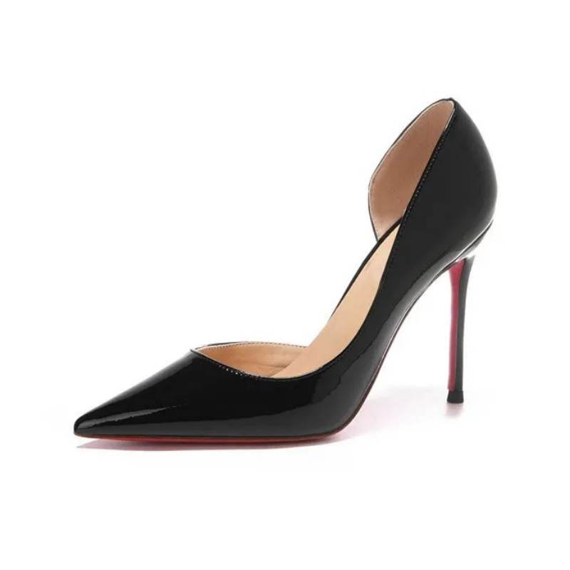 Aimilian Microfiber Leather Slim Heel High Heels Women's