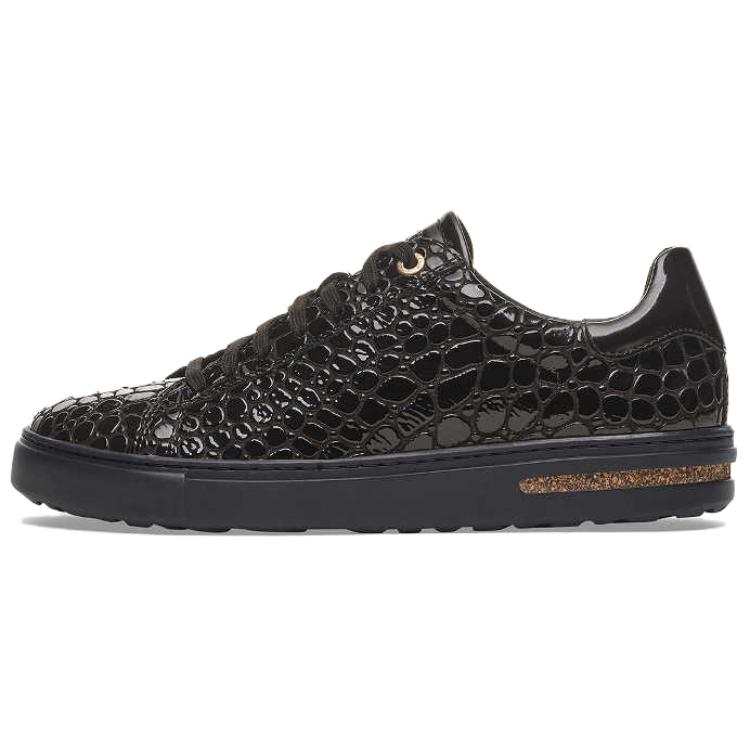 Birkenstock Bend Cow Leather Low top Skateboard Shoes Women's Black Narrow