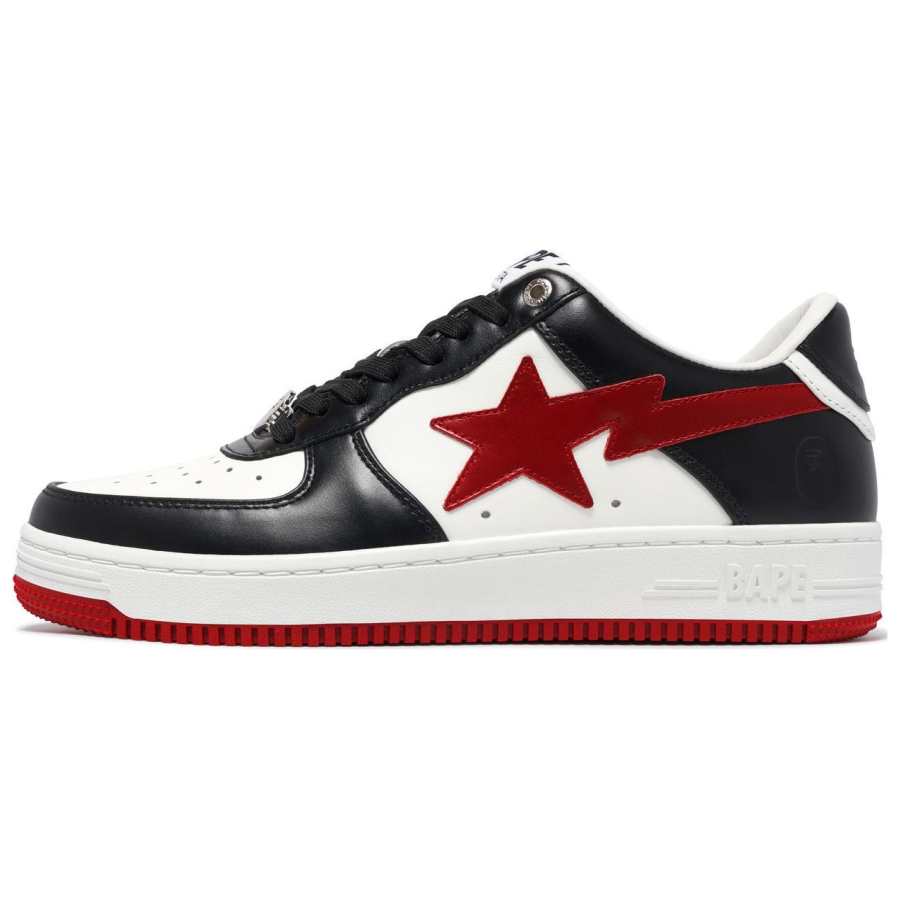 A BATHING APE Bape STA Leather Low top Skateboard Shoes Women's