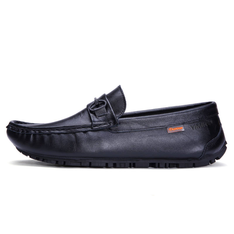 YIMINU Men's Casual Shoes Men's Low Top Black