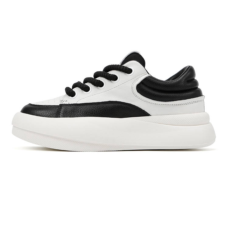 KAIMALONG Cow Leather Low top Skateboard Shoes Men's