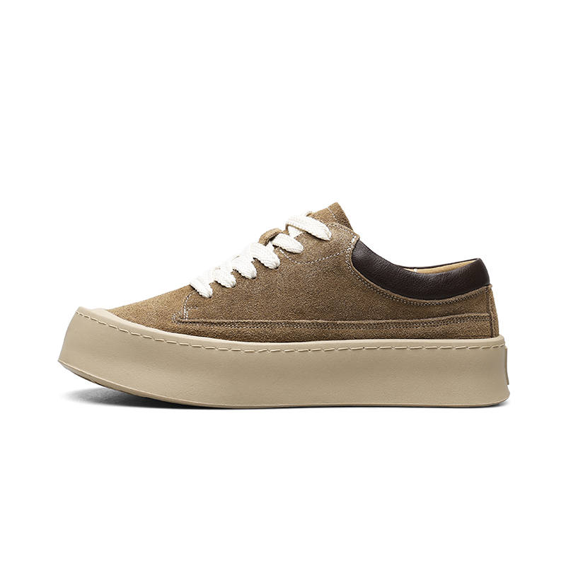 PARDASAUL Cow Split Leather Men's Casual Shoes Men's Brown