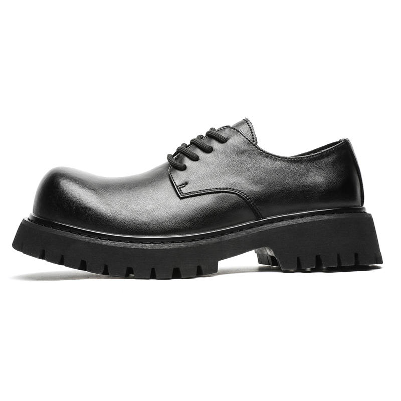 CHILANG CHILANG Microfiber Leather Casual Shoes Men's Black