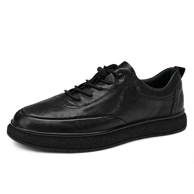 Voguhomme Cow Leather Abrasion Resistant Low top Casual Shoes Men's