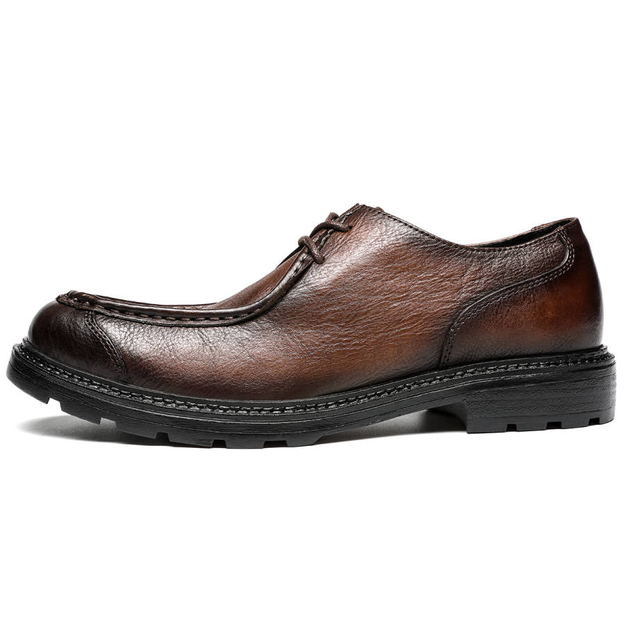 DIENGRLEY Top Grain Cow Leather Dress Shoes Men's