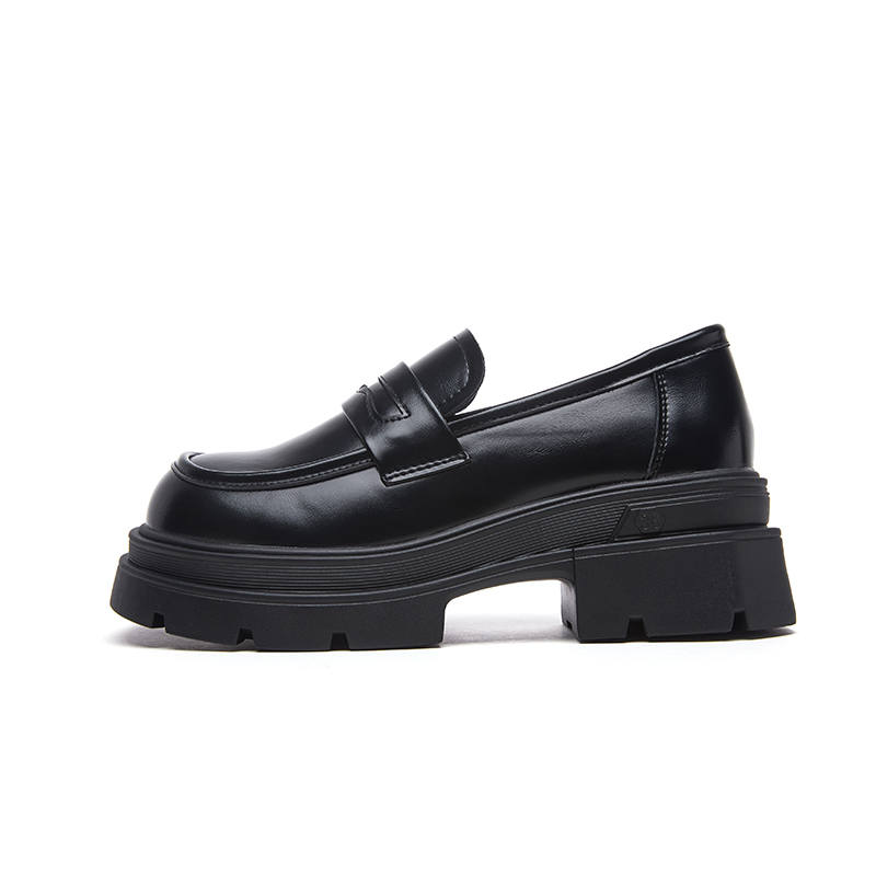 XUANBAHUI Microfiber Leather Loafers 5CM Women's