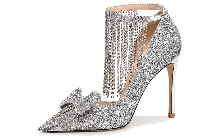 Lily Wei Lily Wei Starry High Heels Women's Silver