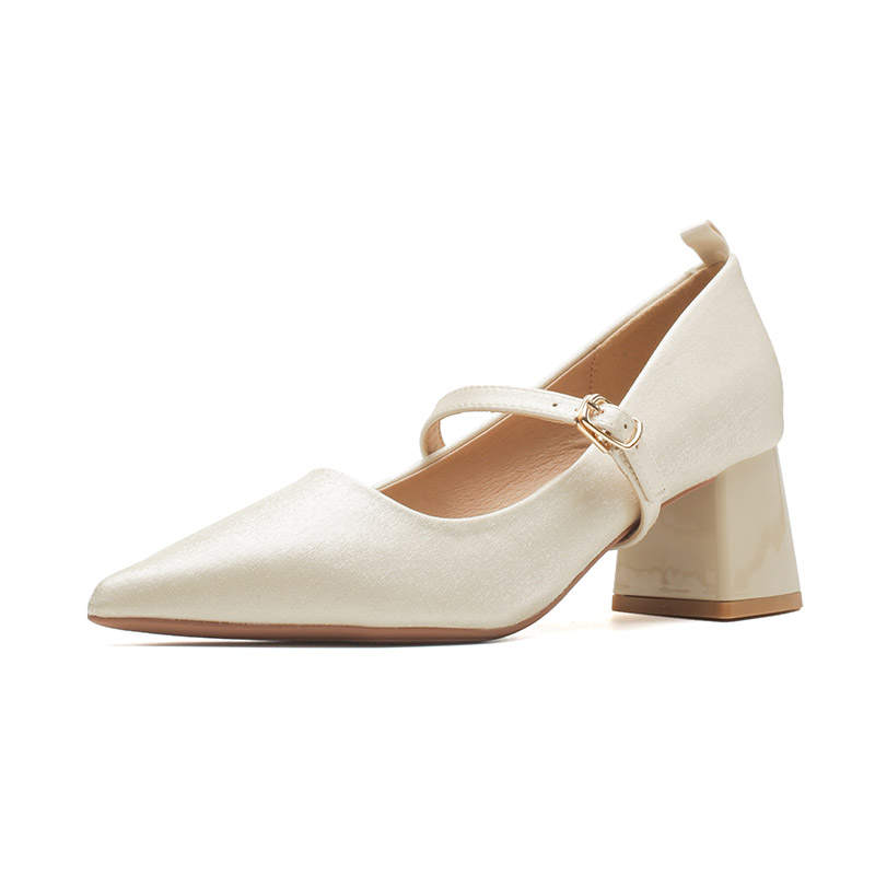 Bamiti Chunky Heel Mary Jane Shoes Women's