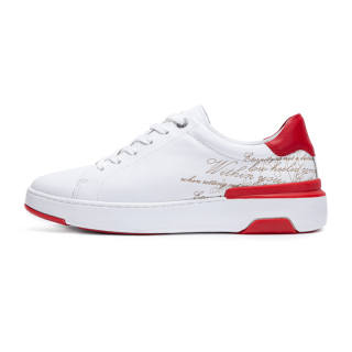 CHCH Treasure Versatile White Sneakers Cow Leather Low top Stylish Skateboarding Shoes Men's White