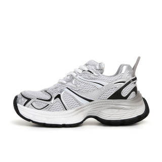 CHRISTINE SHEII Low top Chunky Sneakers Women's Silver Black
