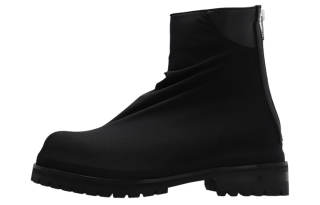 424 Pleated Marathon Boot 'Black'