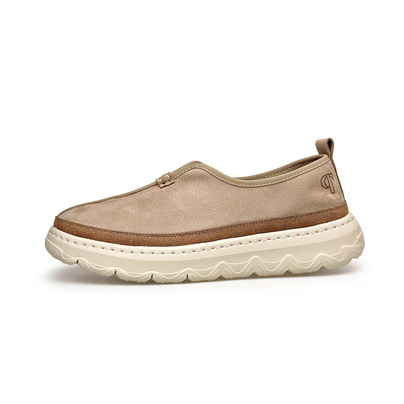 PT'SON Men's Casual Shoes Men's Low Top Brown