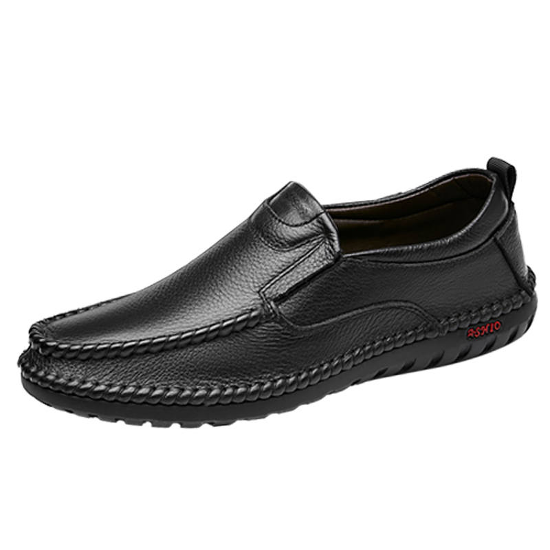 MEXICAN Cow Leather Shoes, Casual Shoes Men's Black