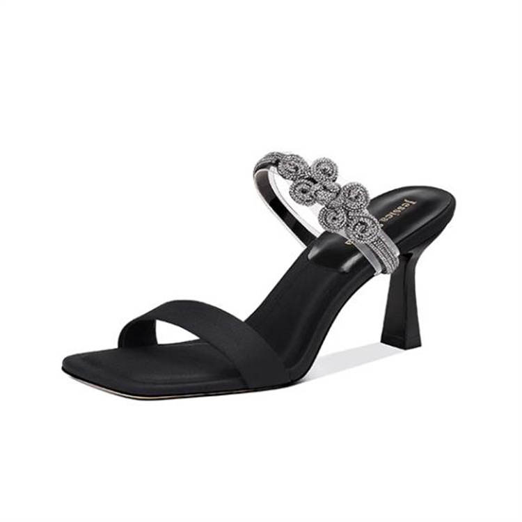 JESSICA SOPHIA Slide Slippers Women's Black