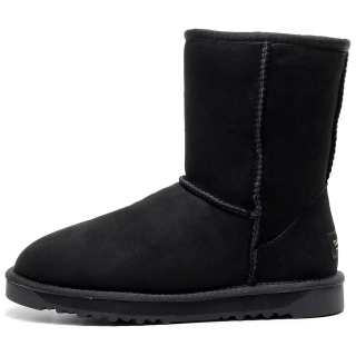 TASMAN AUS Sheepskin Thermal Shearling Fleece Lined Comfortable Classic Crew Snow Boots 2cm Unisex