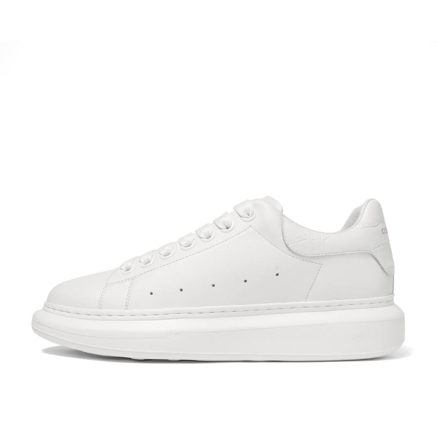 BELLE Top Grain Cow Leather Breathable Low top Stylish Skateboarding Shoes Men's