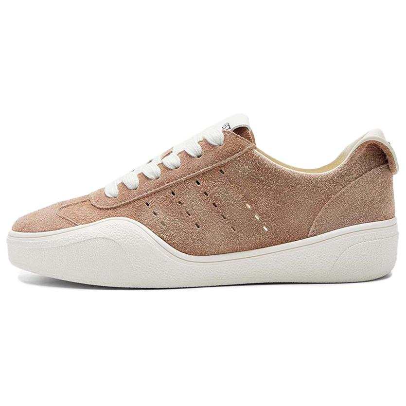 NINE WEST Cow Leather Low top Casual Shoes Women's Brown
