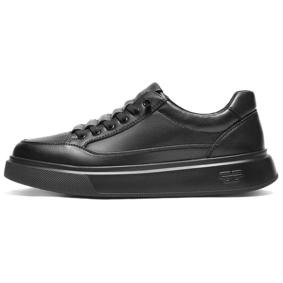 BELLE Abrasion Resistant Low top Skateboard Shoes Men's White