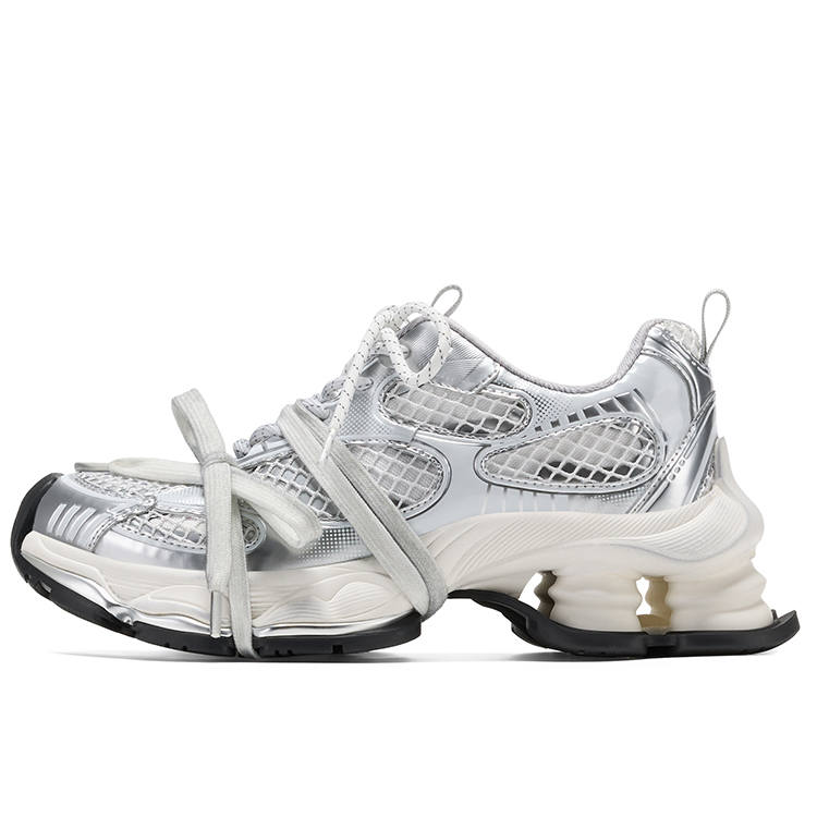 GG-CC GG CC Urban Techwear Platform Casual Low top Distressed Chunky Sneakers Women's