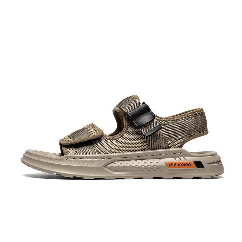 Mulinsen Beach Sandals Men's Brown/All Black/Black White