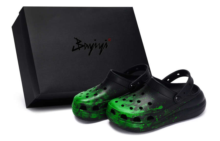 Crocs Crocs Classic Clog EVA Clogs Unisex Black Green