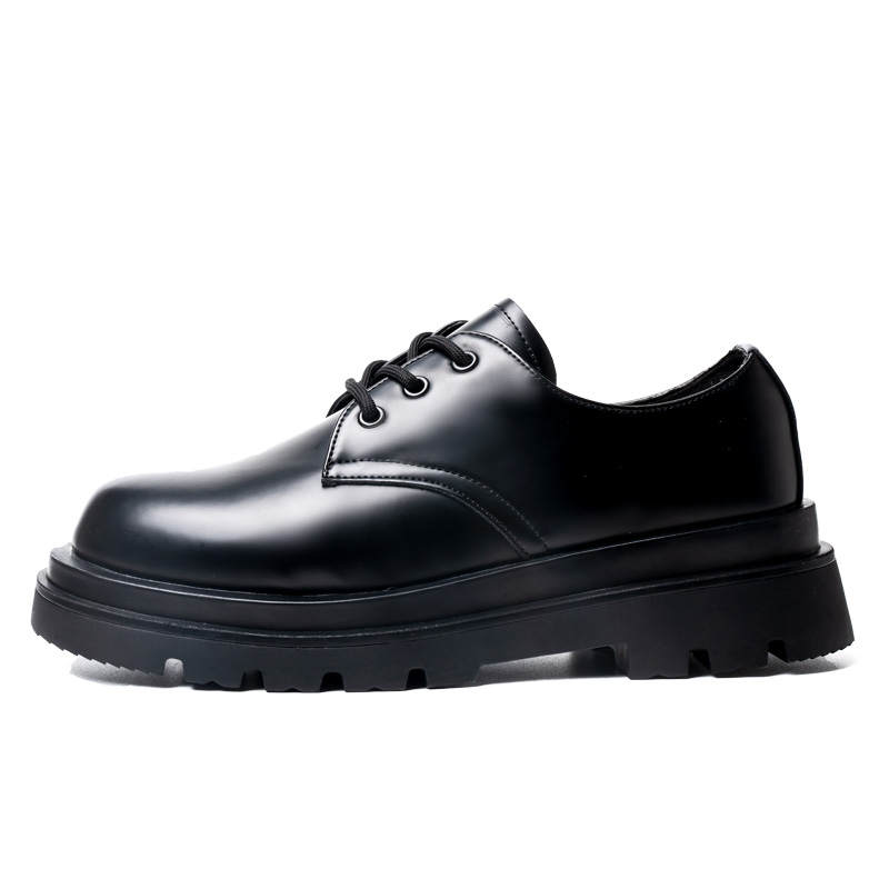 LUOMENG Men's Casual Shoes Men's Low Top Black
