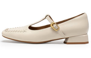 NATURSUN Sheepskin Mary Jane Shoes Women's