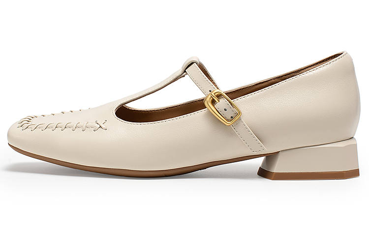 NATURSUN Sheepskin Mary Jane Shoes Women's
