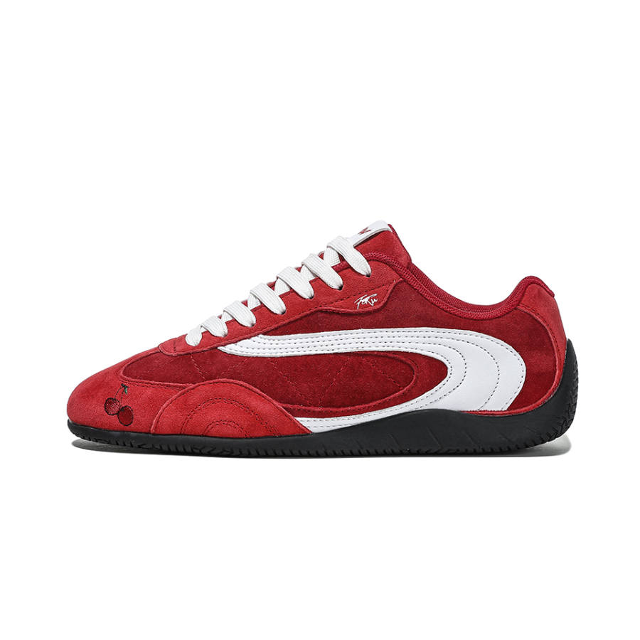 FERW China Red Height Increasing Abrasion Resistant Lightweight Breathable Slip Resistant Low top Casual Shoes Unisex