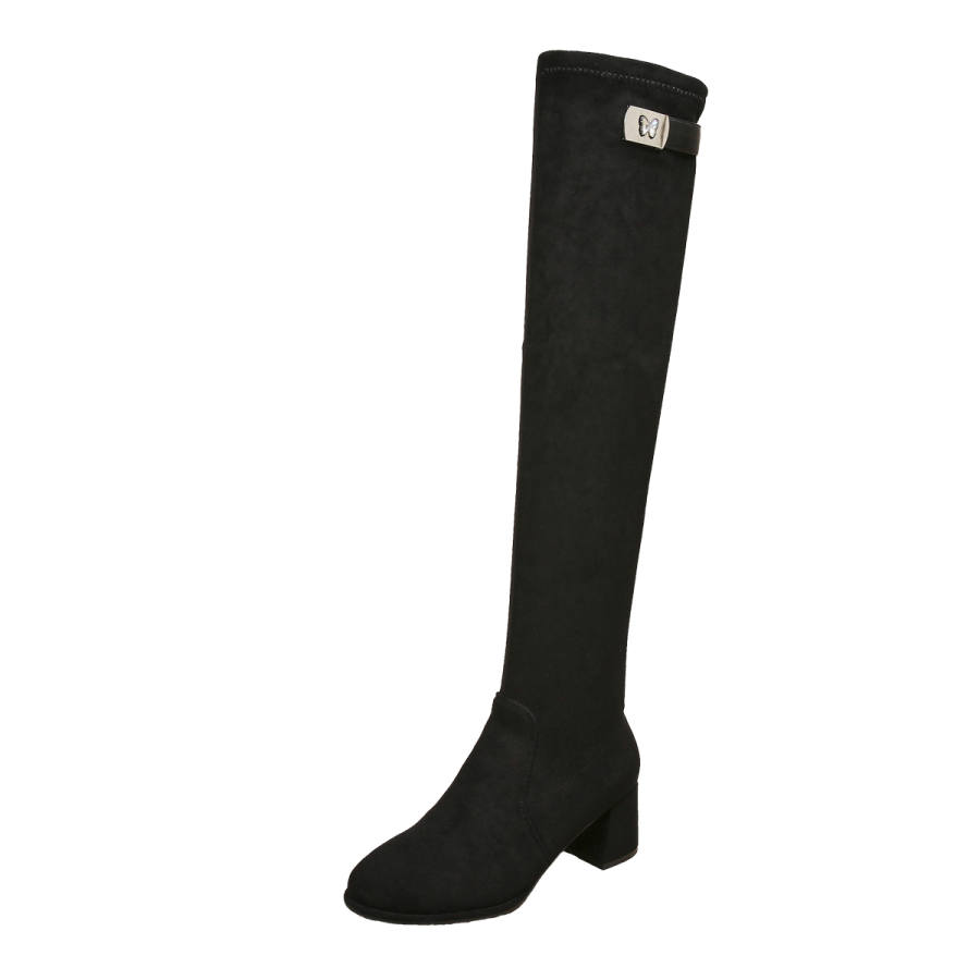 Forest Princess Over the knee Boots Women's Black