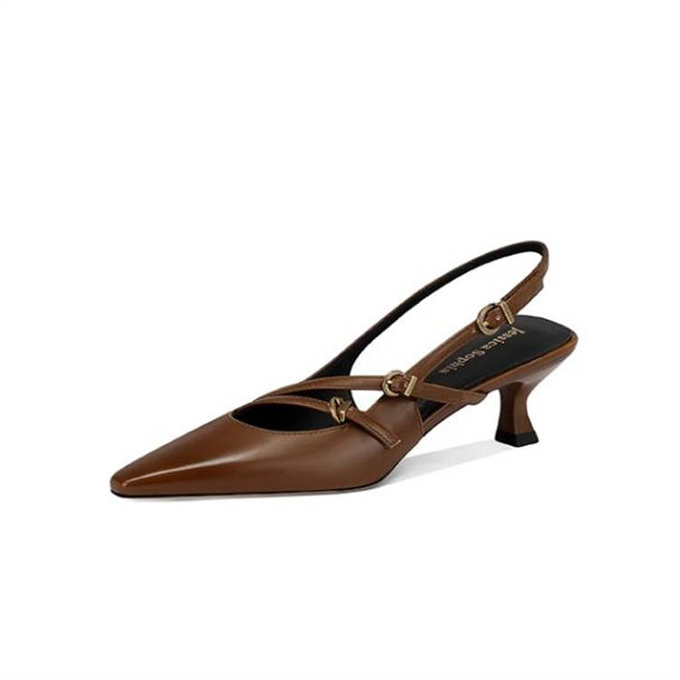 JESSICA SOPHIA Pu Slim Heel High Heels 4cm Women's