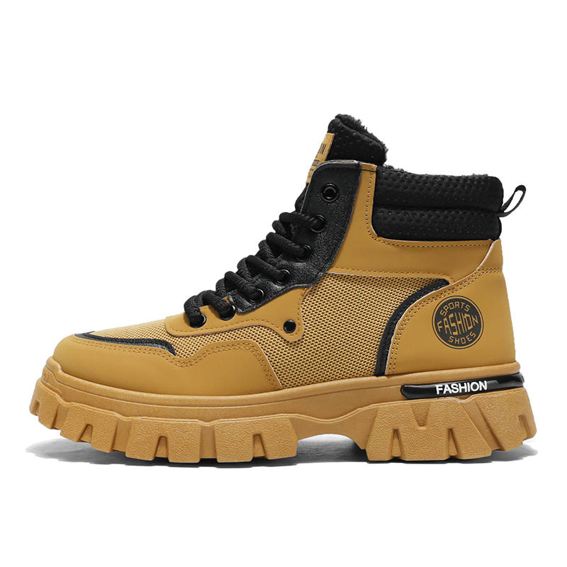 CariteSport PU Short Combat Boots Men's
